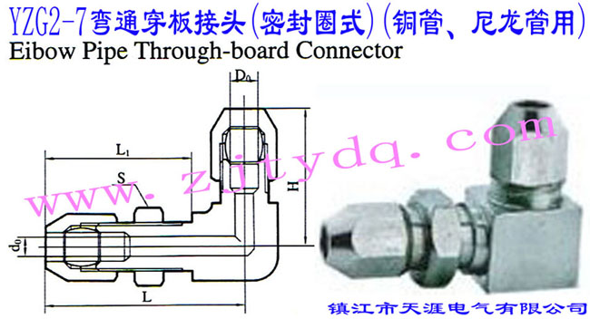 YZG2-7ͨ^(ܷȦʽ)(~ܡ)Elbow Pipe Through-board Connector